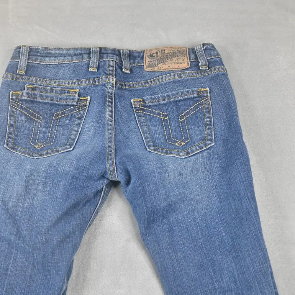 American Eagle Jeans Womens 5/6 (28x29) The Dublin Skinny Blue Denim
